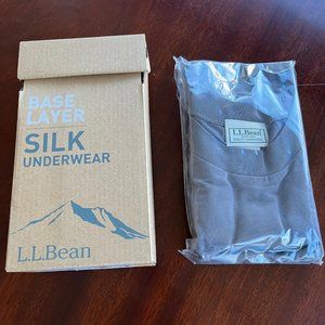 LL Bean Men's Silk Crewneck Top XL